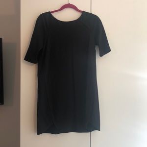 Chic Marc Jacobs scalloped bottom black dress